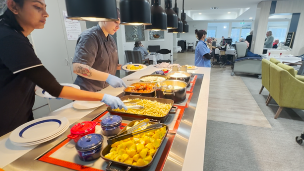 Heated Food Display for Aged Care