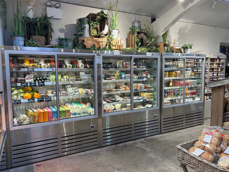 Birkacre Garden Centre chilled deli food holding in Cossiga DTG cabinets