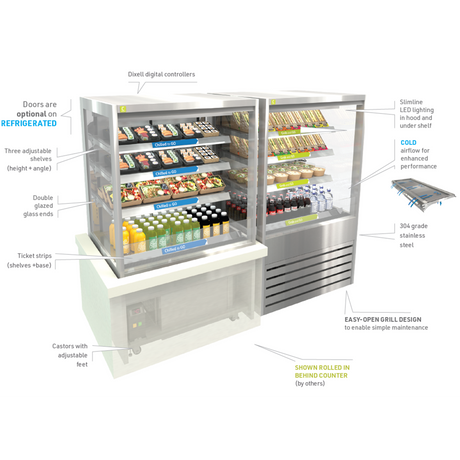 A practical and adaptable mid-height multideck with the added convenience of rear loading.
